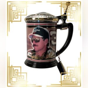 Dale Earnhardt #3 NASCAR Collector Tankard Beer Stein Mug Franklin Mint